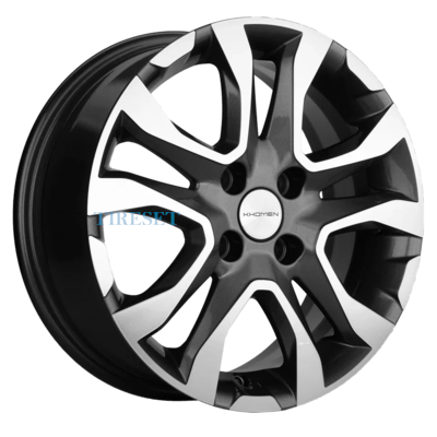 Диски Khomen Wheels 6x15/4x100 ET50 D60,1 KHW1503 (Vesta) Gray-FP на tireset.ru