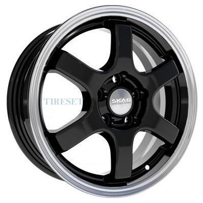 Диски СКАД 6x15/4x100 ET45 D67,1 Киото (КЛ249) Антрацит-алмаз на tireset.ru