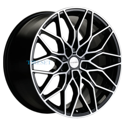 Диски Khomen Wheels 8,5x19/5x114,3 ET45 D67,1 KHW1902 (K5/Optima) Black-FP на tireset.ru