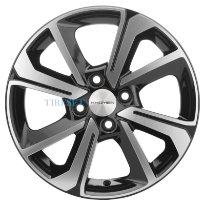 Khomen Wheels 6x15/4x100 ET50 D60,1 KHW1501 (Vesta) Black-FP