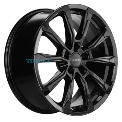 Диски Khomen Wheels 7,5x18/5x108 ET47 D60,1 KHW1808 (Chery Tiggo 8/8 Pro) Black на tireset.ru