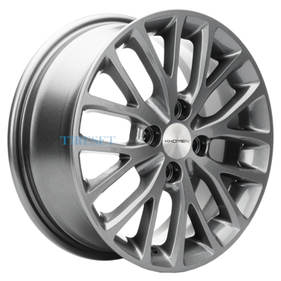 Khomen Wheels 6x15/4x98 ET36 D58,6 KHW1506 (Lada Granta) Gray