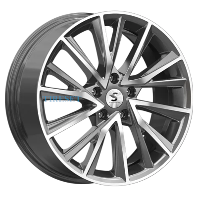 Диски Premium Series 7,5x18/5x108 ET47 D60,1 КР010 (Tiggo 8 Pro) Diamond Gloss Graphite на tireset.ru