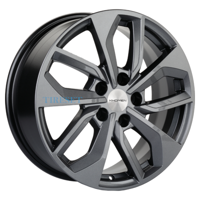 Диски Khomen Wheels 7x17/5x114,3 ET45 D67,1 KHW1703 (CX-5/i40/X-Trail) Gray на tireset.ru