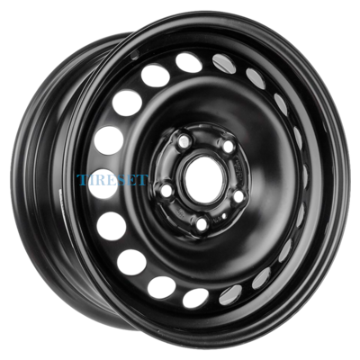 Диски Magnetto 6x15/5x112 ET43 D57,1 15004 AM Black Skoda Octavia на tireset.ru