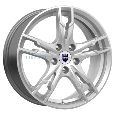 Диски KиK 7x17/5x112 ET40 D57,1 Солар-оригинал (КС875) Сильвер SK на tireset.ru