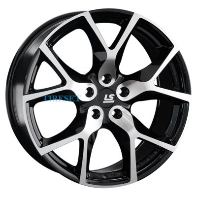 LS FlowForming 8,5x20/5x120 ET45 D72,6 RC12 BKF (конус)