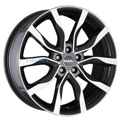 Диски MAK 9x19/5x120 ET53 D72,6 Highlands Black mirror на tireset.ru