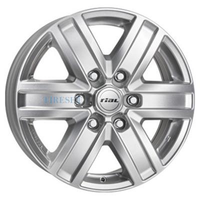 Диски Rial 7x17/6x139,7 ET22 D100,1 Transporter 6 Polar Silver на tireset.ru