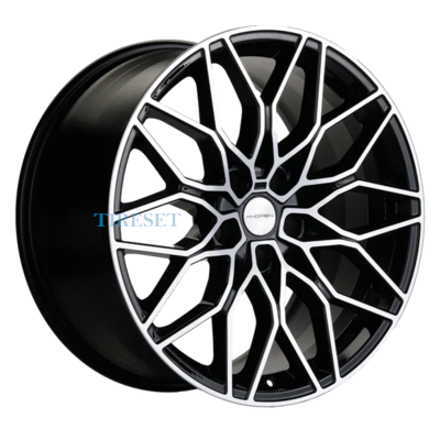 Khomen Wheels 8,5x19/5x108 ET48 D60,1 KHW1902 (Chery Tiggo 8/8 Pro) Black-FP