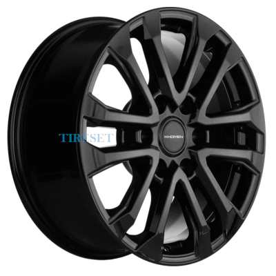Диски Khomen Wheels 7,5x18/6x139,7 ET30 D106,1 KHW1805 (JAC T6 Pickup) Black на tireset.ru