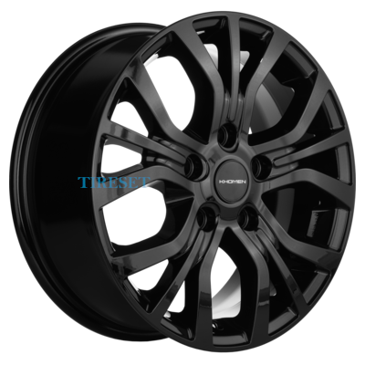Диски Khomen Wheels 6,5x16/5x112 ET40 D66,6 KHW1608 (Actyon) Black на tireset.ru