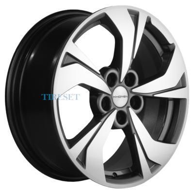 Khomen Wheels 7x17/5x114,3 ET37 D66,5 KHW1724 (Jolion) Gray-FP