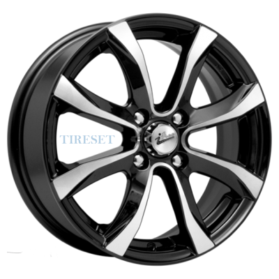 Диски iFree 6x15/4x114,3 ET40 D66,1 Дайс Блэк Джек на tireset.ru