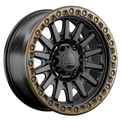 Диски LS FlowForming 9x17/5x150 ET25 D110,1 RC90 BKS+BZSDSL (конус, Колпак+лого) на tireset.ru