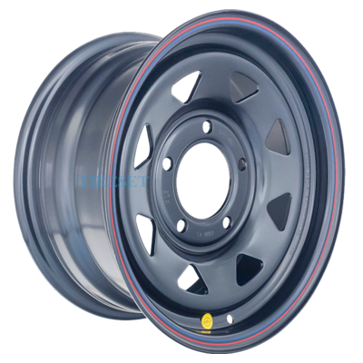 Диски Off-Road Wheels 7x15/5x139,7 ET30 D98,5 ВАЗ Нива черный (треуг.) на tireset.ru
