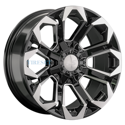 Диски LS 9x20/6x139,7 ET20 D106,1 1366 BKF (конус, Колпак+лого) на tireset.ru