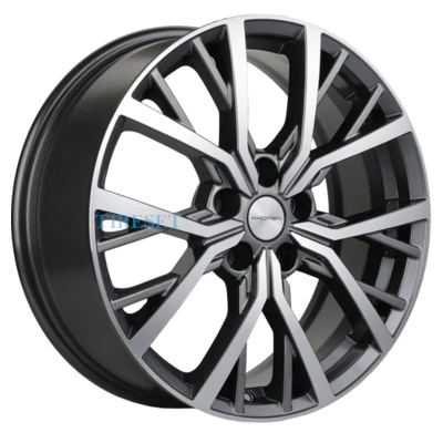 Диски Khomen Wheels 7x18/5x114,3 ET45 D67,1 KHW1806 (CX-5/3) Gray-FP на tireset.ru