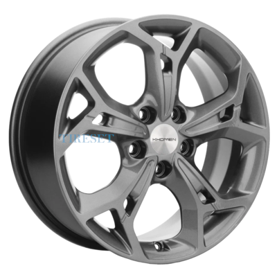 Диски Khomen Wheels 7x17/5x114,3 ET40 D66,1 KHW1702 (Qashqai) Gray на tireset.ru
