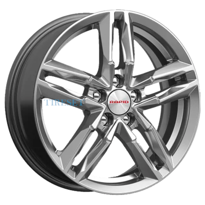 KиK 6x16/5x112 ET50 D57,1 Sayan-оригинал (КС731M) Дарк платинум
