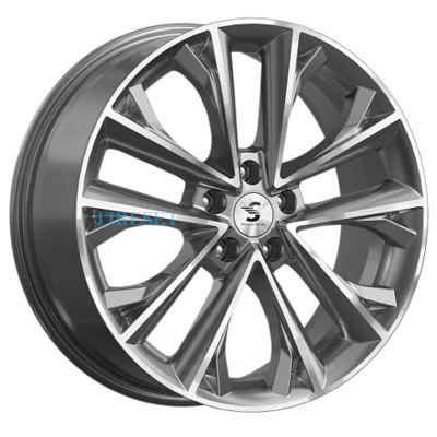 Premium Series 7x18/5x114,3 ET40 D64,1 КР012 (Haval F7/F7x) Diamond Gloss Graphite
