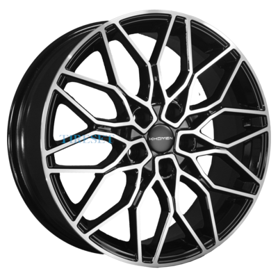 Khomen Wheels 7x18/5x108 ET46 D63,4 KHW1813 (Geely Monjaro/Tugella) Black-FP