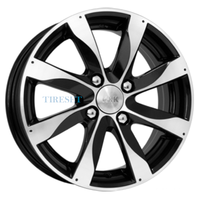 KиK 5,5x14/4x98 ET40 D58,5 Джемини (КС480) Алмаз черный