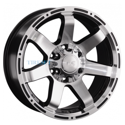 Диски LS 7,5x17/6x139,7 ET25 D106,1 1289 BKF (конус, Колпак+лого) на tireset.ru
