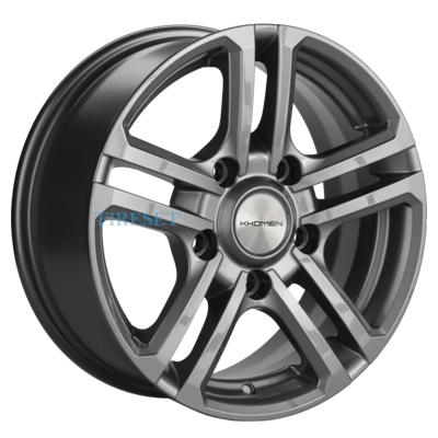 Диски Khomen Wheels 6,5x16/5x139,7 ET40 D98,5 KHW1602 (Niva 4x4) Gray на tireset.ru
