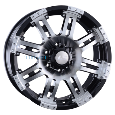 LS 9x20/6x139,7 ET20 D106,1 954 BKF (конус, Колпак+лого)