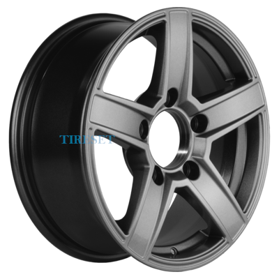 Диски Khomen Wheels 6,5x16/5x139,7 ET35 D98,5 KHW1614 (Niva 4x4 Bronto) Gray на tireset.ru