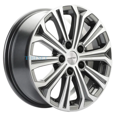 Диски Khomen Wheels 6,5x16/5x108 ET45 D60,1 KHW1610 (Chery Tiggo 3/Tiggo 3 Pro) Gray-FP на tireset.ru