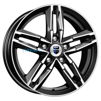 Диски KиK 6x16/5x105 ET39 D56,6 Sayan-оригинал (КС731) Алмаз черный на tireset.ru