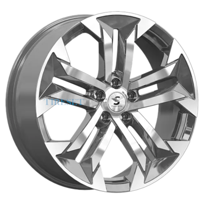 Диски Premium Series 7,5x19/5x108 ET38 D60,1 КР015 (Jetour Dashing) Diamond Gloss Graphite на tireset.ru