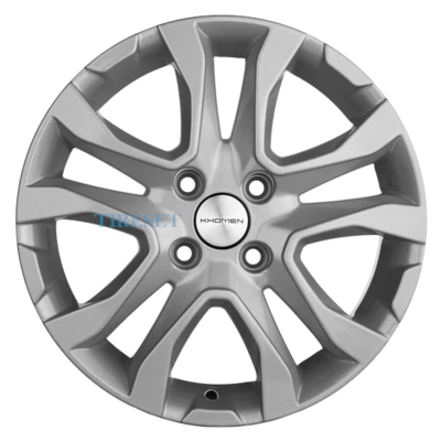 Диски Khomen Wheels 6x15/4x100 ET40 D60,1 KHW1503 (XRay) F-Silver на tireset.ru