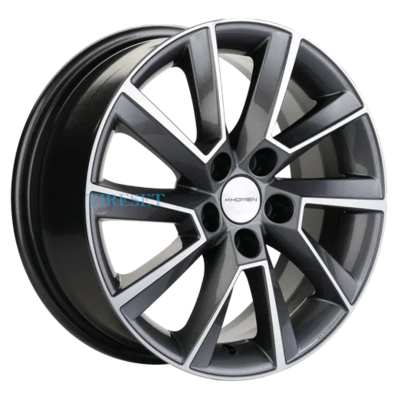 Диски Khomen Wheels 6x15/5x105 ET39 D56,6 KHW1507 (Aveo) Gray-FP на tireset.ru