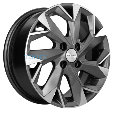 Khomen Wheels 6x15/4x100 ET46 D54,1 KHW1508 (Rio/Solaris) Gray-FP