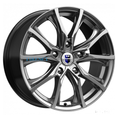 Диски KиK 7,5x17/5x120 ET43 D72,6 Твист (КС697) Дарк платинум на tireset.ru