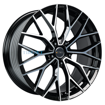Диски INCH 9,5x21/5x120 ET49 D72,6 GA8532 Gloss Black Machined Face (ZJH) на tireset.ru