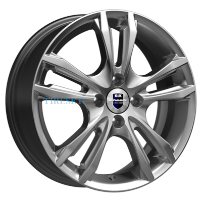 Диски KиK 6x16/4x100 ET41 D60,1 Samara-оригинал (КС866) Дарк платинум на tireset.ru