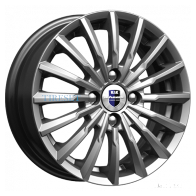 KиK 5,5x14/4x100 ET45 D56,6 Акцент (КС641) Дарк платинум