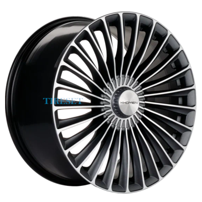 Khomen Wheels 9,5x20/5x112 ET38 D66,6 KHW2008 (Mercedes Rear) Gray-FP Matt