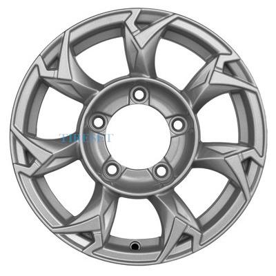 Диски Khomen Wheels 5,5x15/5x139,7 ET5 D98,5 KHW1505 (Lada NIVA 4x4) F-Silver на tireset.ru