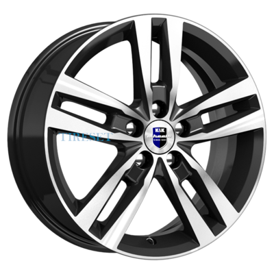 KиK 6,5x16/5x108 ET50 D63,35 Rassvet (КС868) Алмаз черный SK