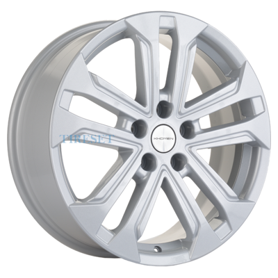 Khomen Wheels 7x18/5x112 ET43 D57,1 KHW1803 (Kodiaq/Tiguan) F-Silver
