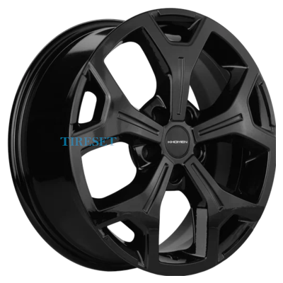 Диски Khomen Wheels 6,5x17/5x114,3 ET45 D54,1 KHW1710 (Coolray) Black на tireset.ru
