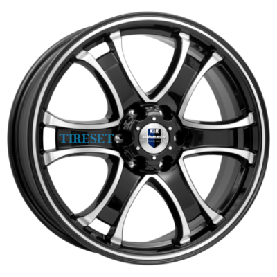 Диски KиK 7,5x18/6x114,3 ET38 D67,1 Балеар (КС727) Алмаз черный на tireset.ru