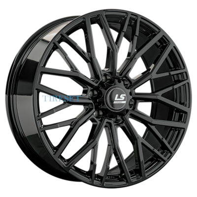 LS Forged 9x22/6x139,7 ET45 D95,10 LS FG33 BK (конус, Колпак+лого)
