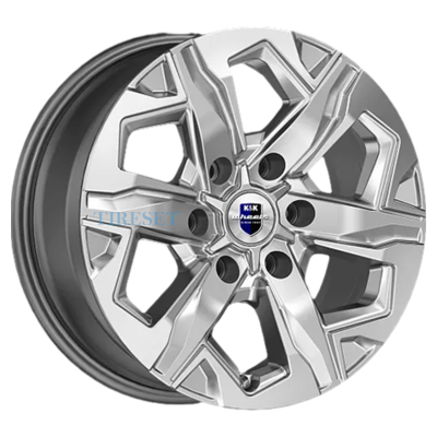KиK 7,5x17/6x139,7 ET25 D78,1 Тейт (КС1050) Дарк платинум