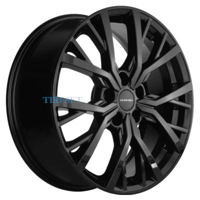 Диски Khomen Wheels 7x18/5x114,3 ET45 D66,1 KHW1806 (Teana/X-trail/Juke) Black на tireset.ru